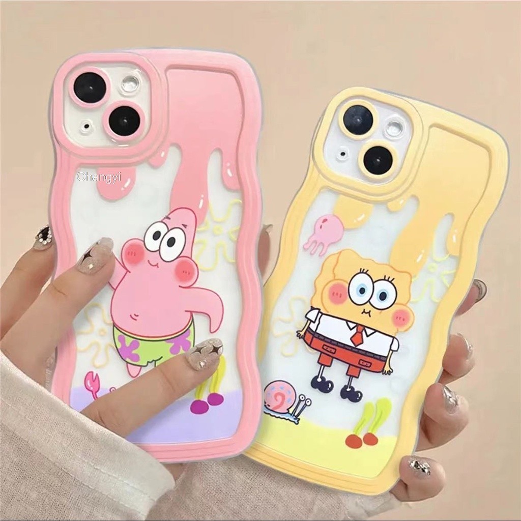 Casing Xiaomi Poco M4 M3 Pro F5 F4 Gt C40 C31 Cream Animation Spongebob ...