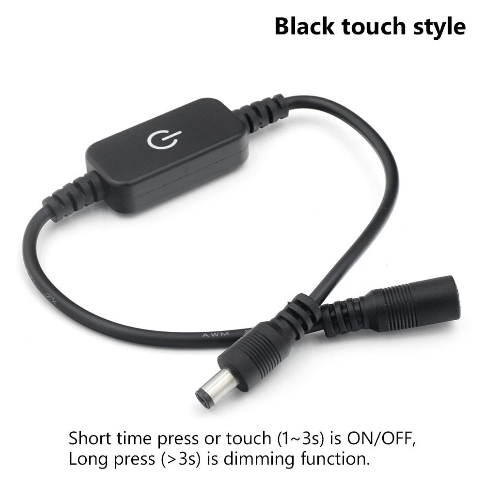 Inline Switch On Off with Female Male Power Cable 5.5x2.1mm DC ...
