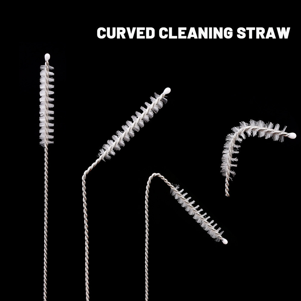 Drinking Straw Cleaning Brush Kit Reusable Tube Pipe Cleaner Nylon ...
