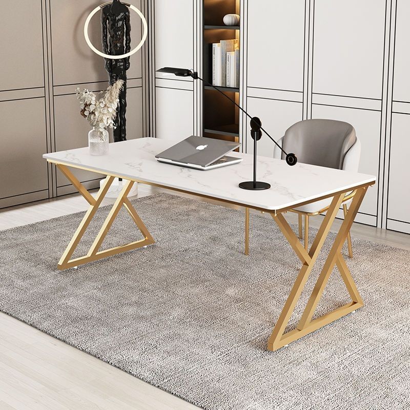 Nordic Rock Slab Desk Light Luxury, Modern Computer Desk Home ...