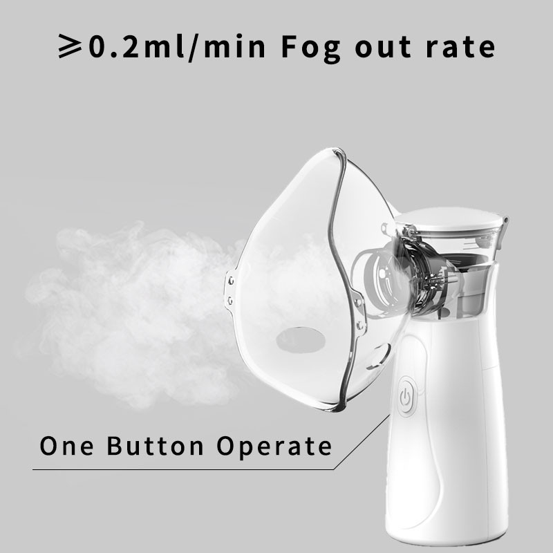 Ultrasonic Nebulizer Machine Portable Steam Ventoline Inhaler Mesh ...
