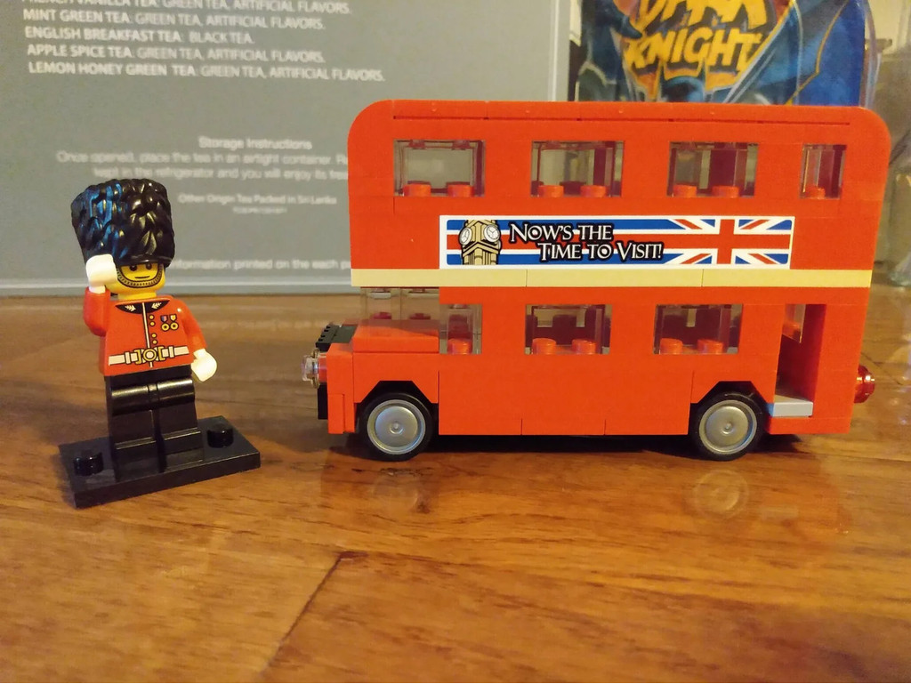 Lego english bus sale