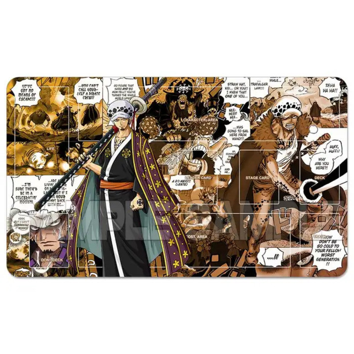 Please Obey The Law. KeePerクロスセット OPCG One Piece Playmat Luffy Law Zoro Ace Perona Trading Card Game