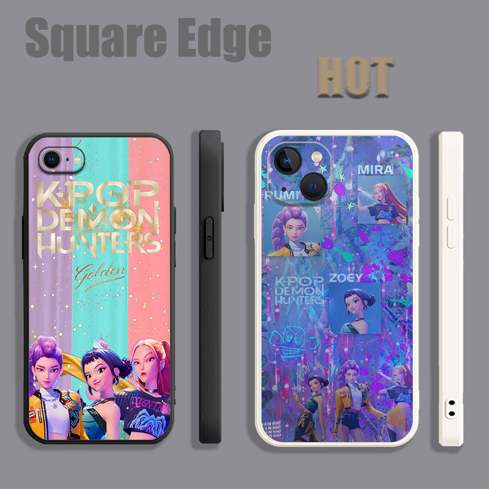 Casing For iPhone 14 Pro Max Plus kpop demon hunters rumi zoey mira ...