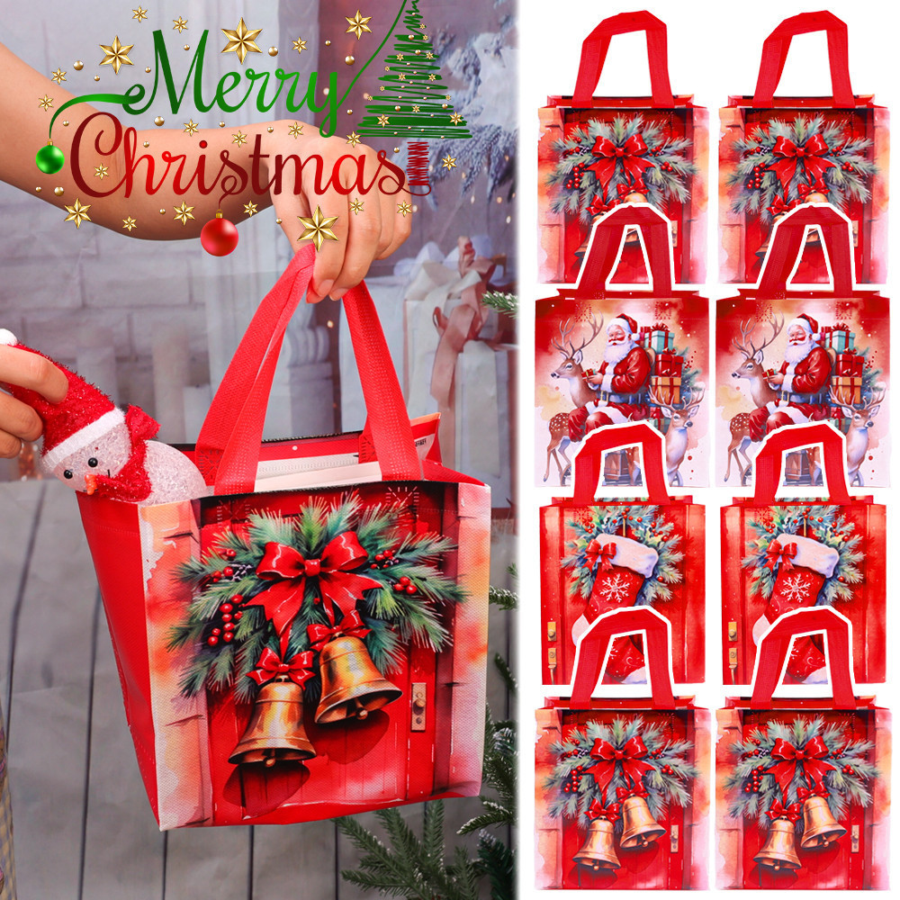 [Wholesale] Christmas NonWoven Gift Bag Navidad New Year Packing