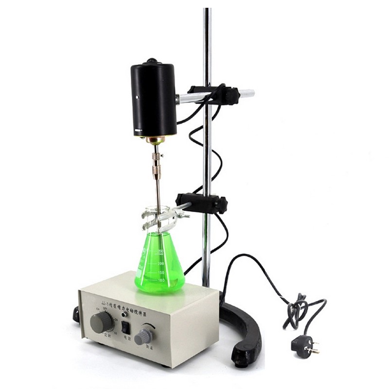100W Dual Control Mixer Electric Lab Mixer Overhead Stirrer Blenders ...