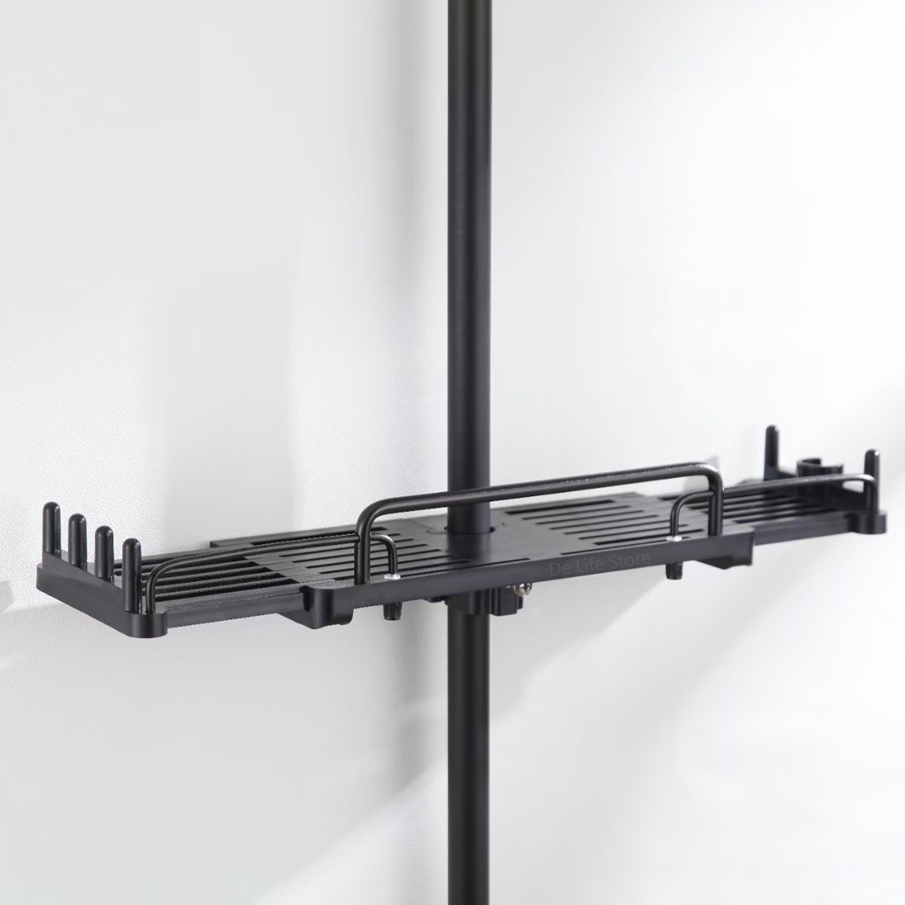 (Local Stock)Extendable Shower Shelf Space-Saving Bathroom Shelf No ...