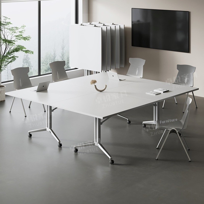 Conference Table Movable And Foldable Office Desk Simple And Modern ...