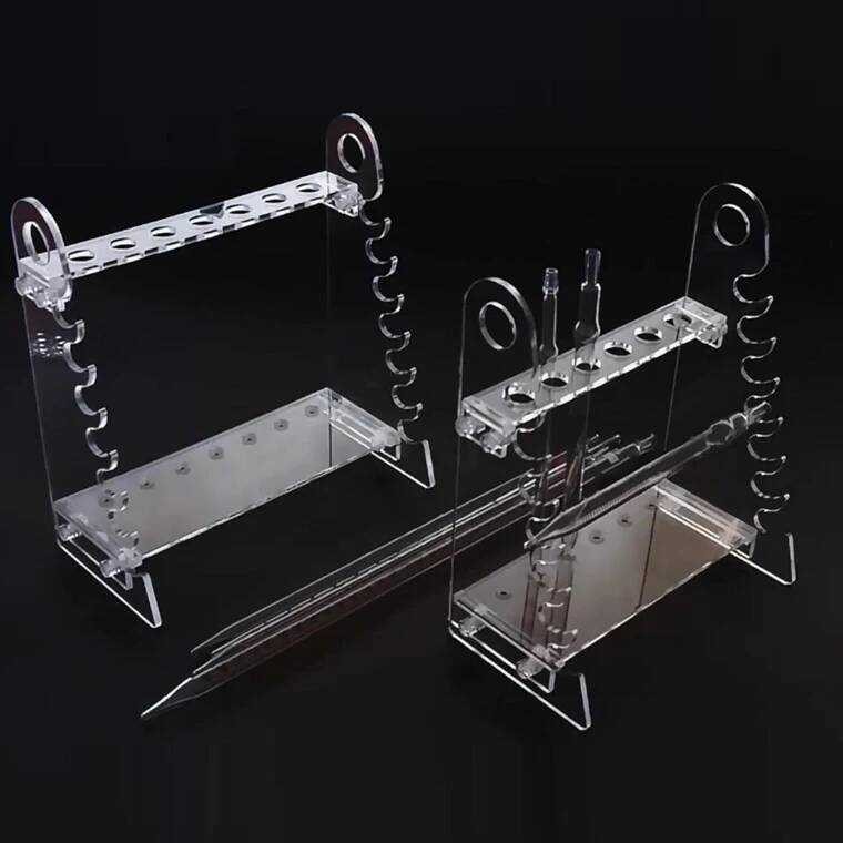 Positions 0.1-25Ml 13/14 1-10Ml Assembled Acrylic Laboratory Test Tube ...
