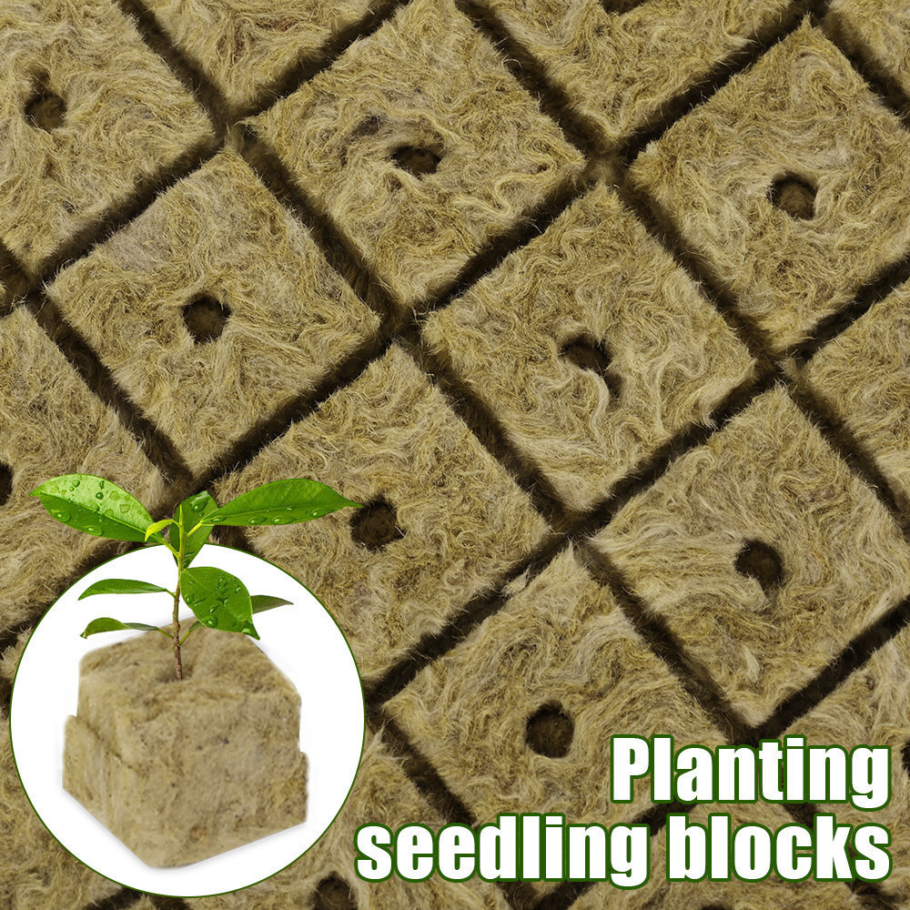 50Pcs Planting Seedling Media Cubes - Soilless Substrate Seeded - For ...