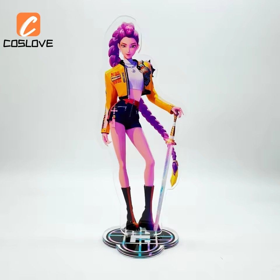 K-POP Demon Hunters Fan Made Standing Plates Big Desk Decoration Props ...