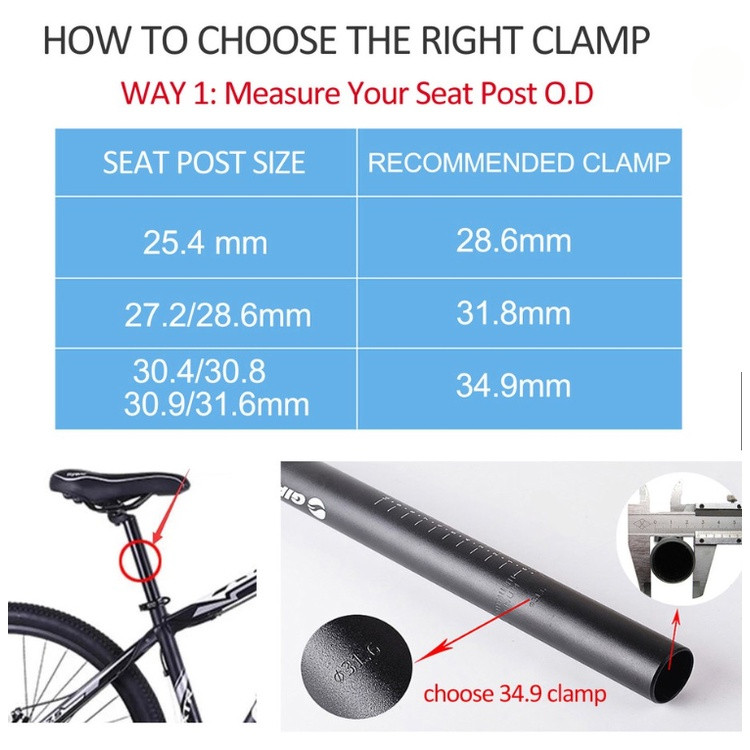 Seat clamp size for 27.2 seatpost sale