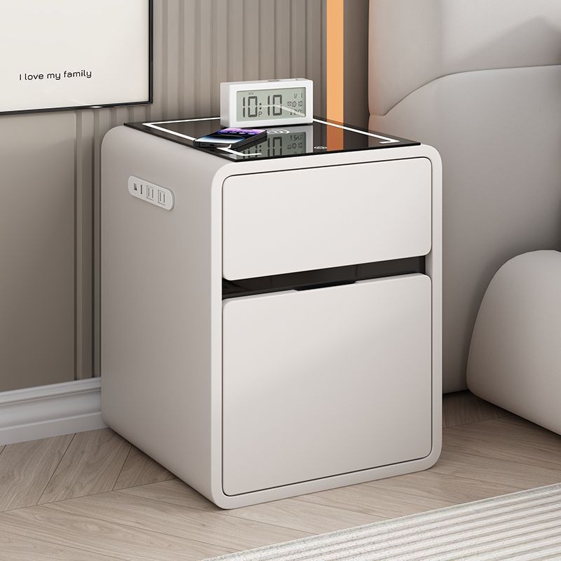 Multi Functional Integrated Bedside Table Hidden Bedside Safe Box ...