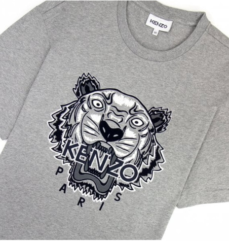 KENZO TIGER T SHIRT GREY FD65TS0204SO 94 SK181 Shopee Singapore