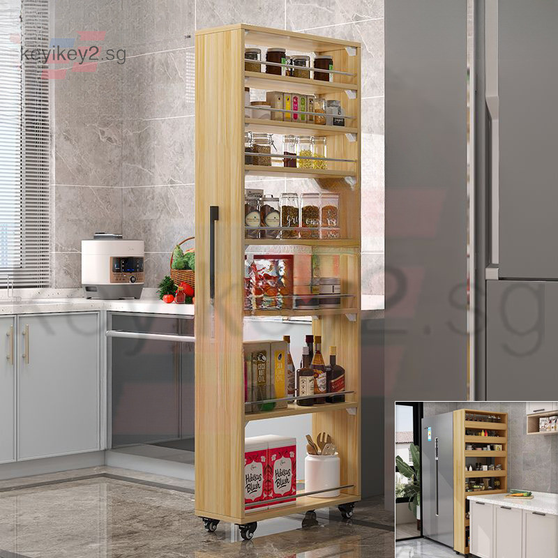 Kitchen Storage Kitchen Organiser Cabinet Japanese Style Rack Mobile ...
