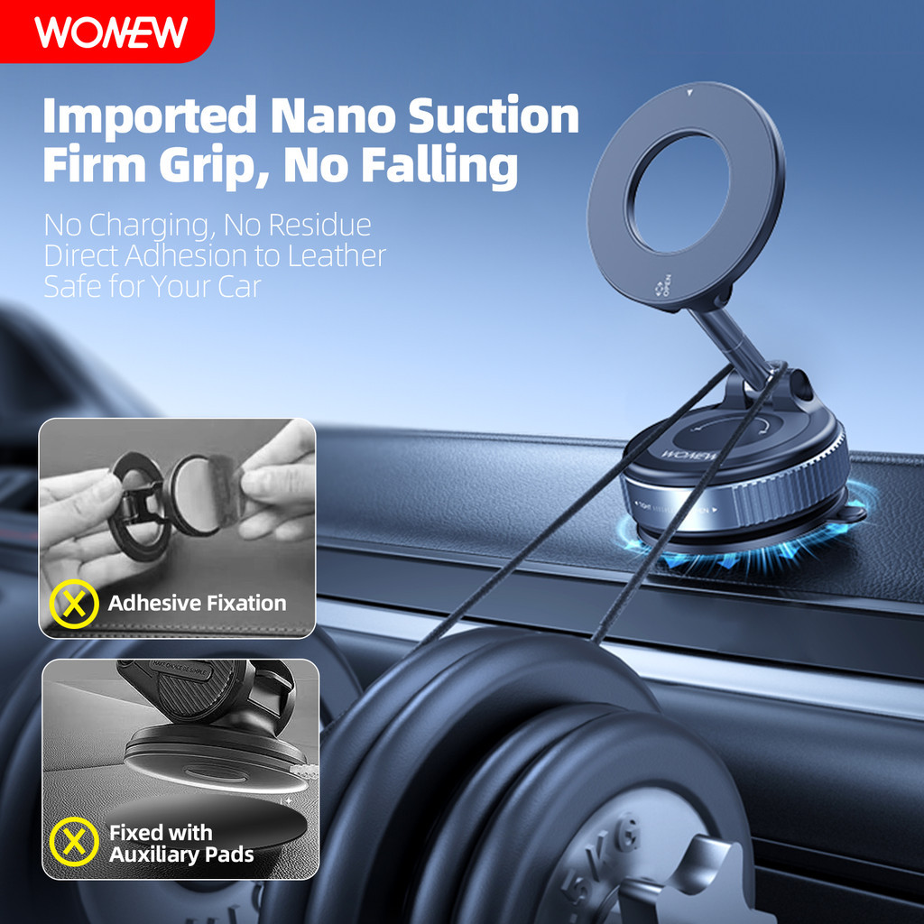 Wonew 2025 New Vacuum Magnetic Holder Foldable Strong Suction Stand For ...