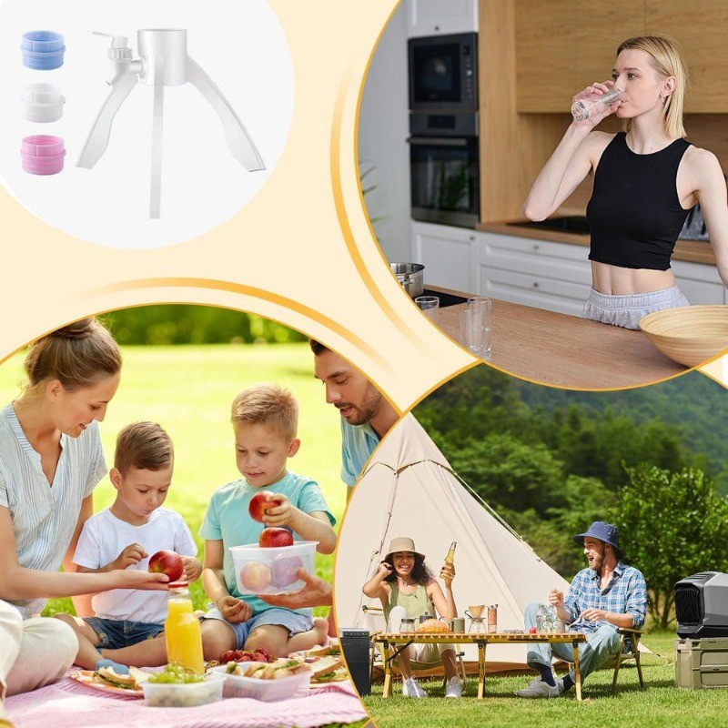 Mineral water triangle bracket simple water dispenser Shanquan 5L ...