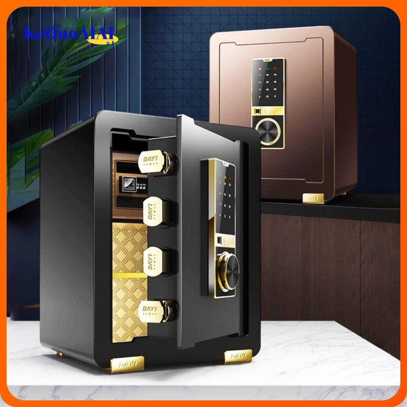 Fingerprint Safe Box Unlock Cash Box Anti Theft Safe Box For Homealarm ...