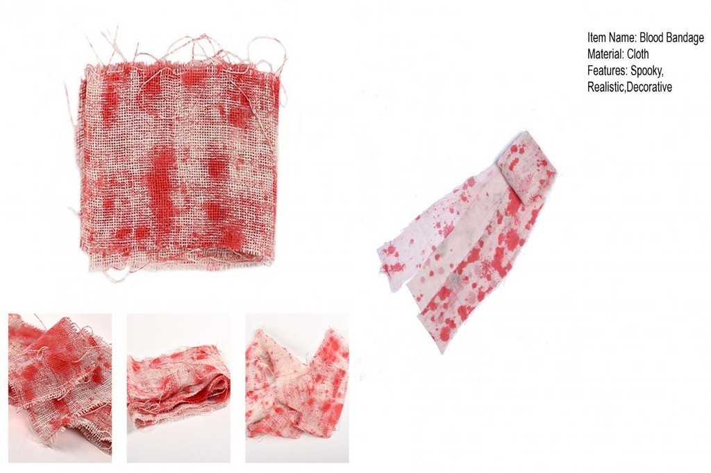 Moreorders Creepy Halloween Decoration Blood Bandage Halloween 