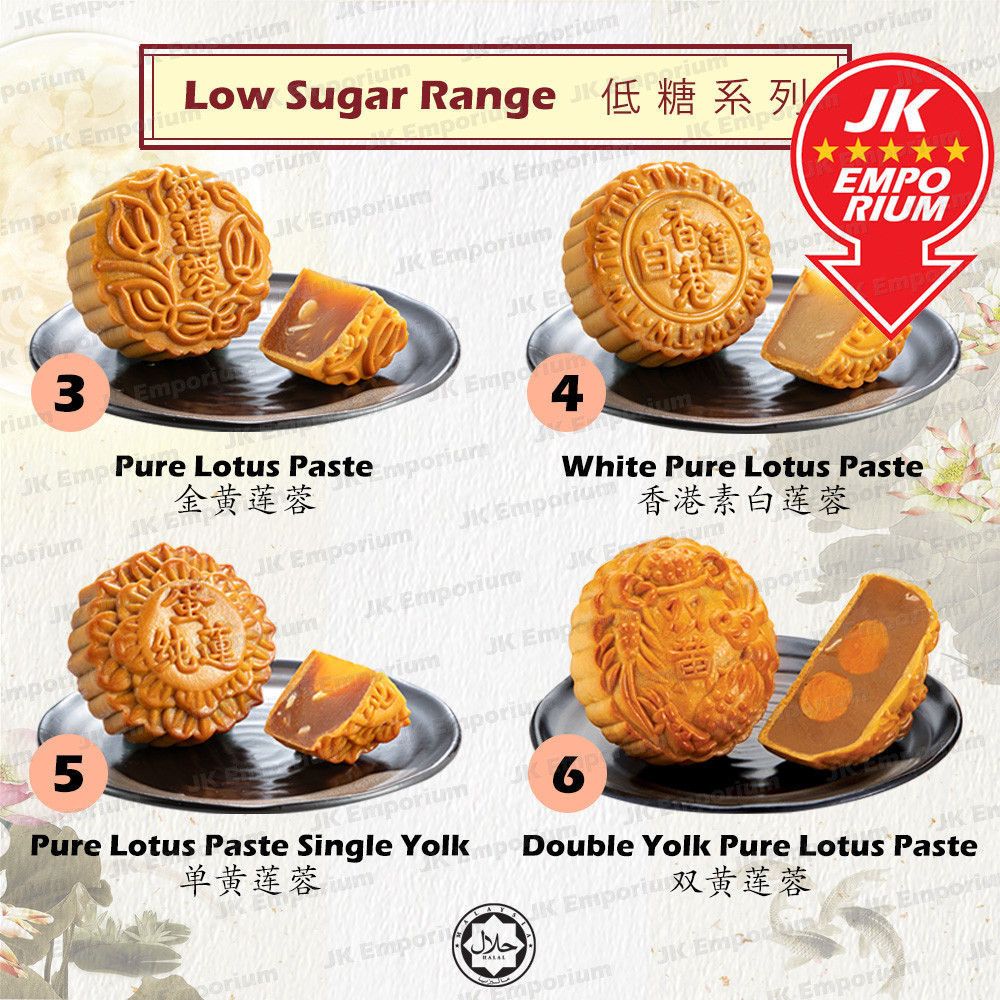 Tong Wah Mooncake Box Set - 2pcs Mix & Match 东华盒装低糖健康中秋月饼 Low Sugar ...