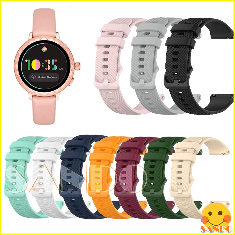 Kate Spade Scallop 1 2 smart watch soft silicone strap smartwatch replacement wristband band straps accessories