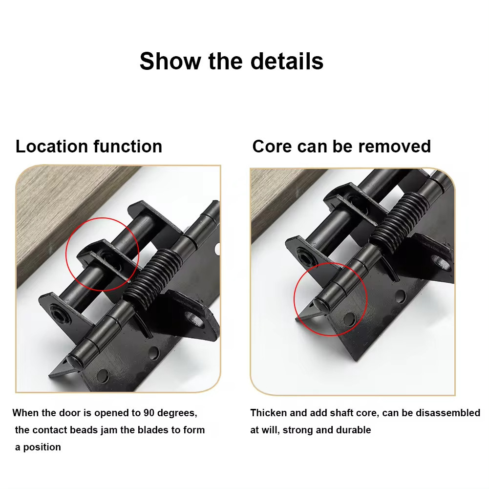 4-inch Self Closing Spring Hinges Automatic Door Closer Door Closing ...