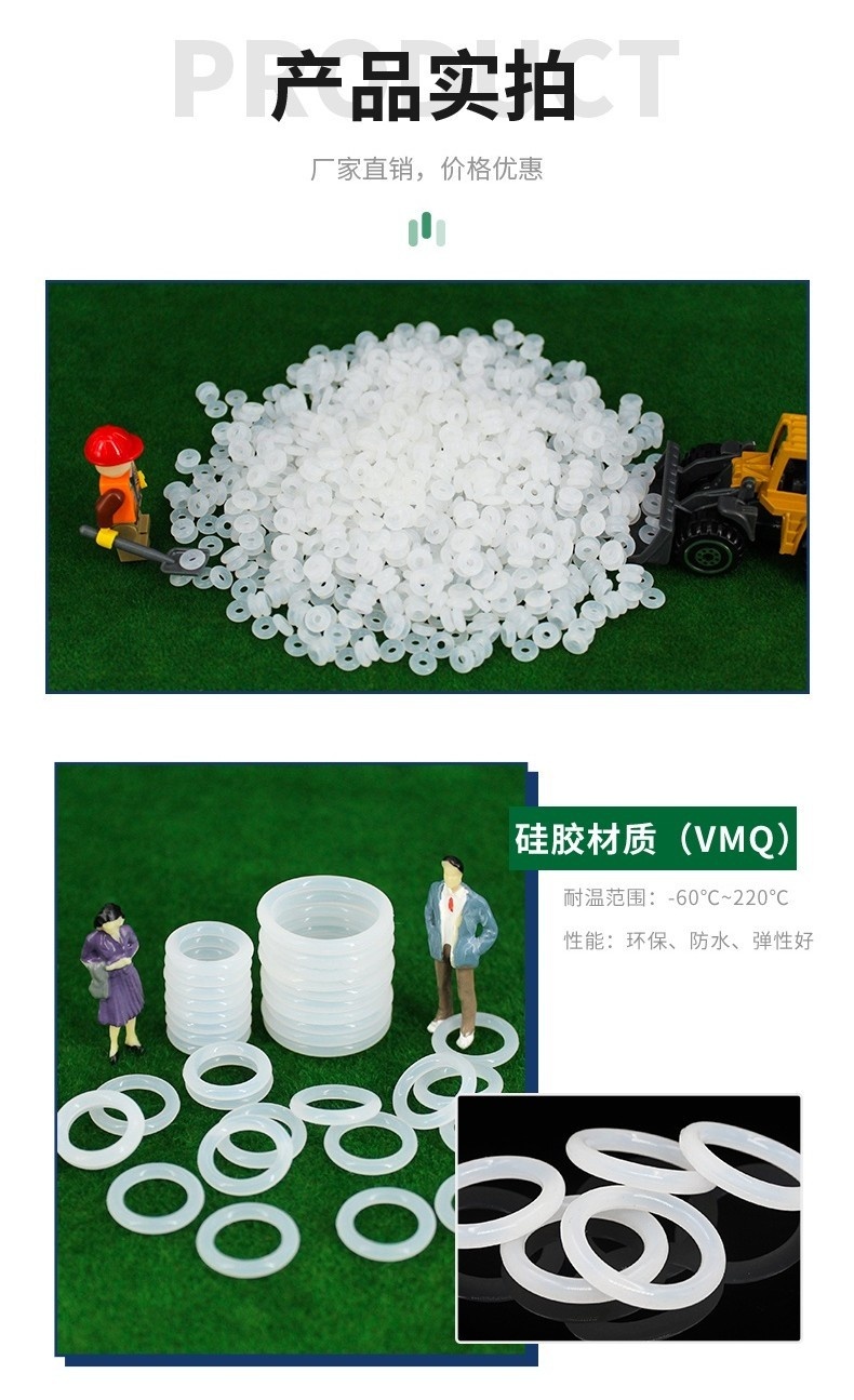 [Fast Shipping] Food grade silicone O-ring CS5.0mm high temperature ...