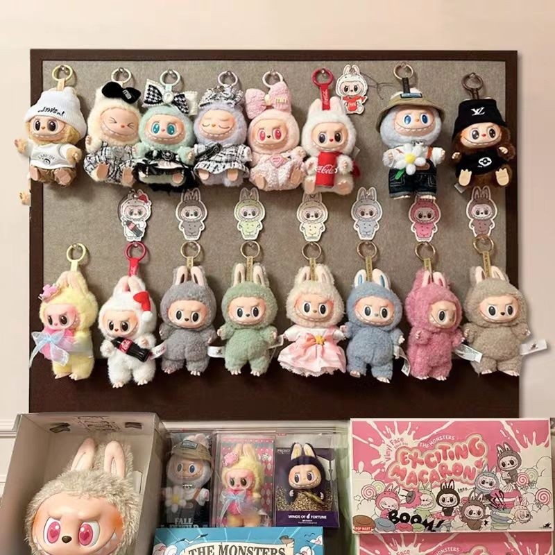 Labubu Pendant Wall Display Board, Pain Wall Display Rack,DIY Photo ...