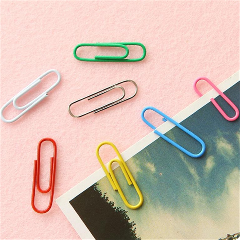 50Pcs Paper Clips 3.2cm/5cm/10cm Large Paper Clips, Assorted Colored ...