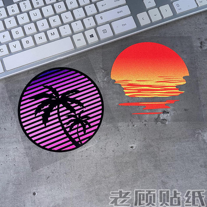 ** Ready Stock ** Modified Car Stickers Triangle Window Glass Stickers ...