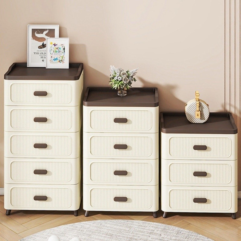 Storage Cabinet Plastic Drawer Bedside Drawer Organizer Thickened ...