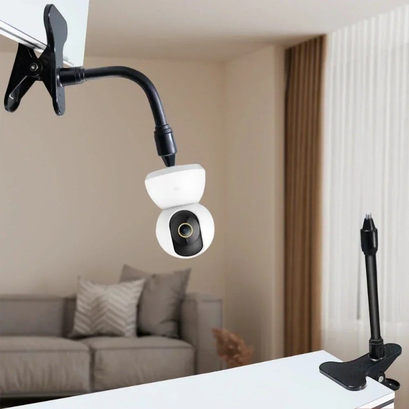 Universal Bendable Monitor Holder Clip - Punch-free Camera Support ...