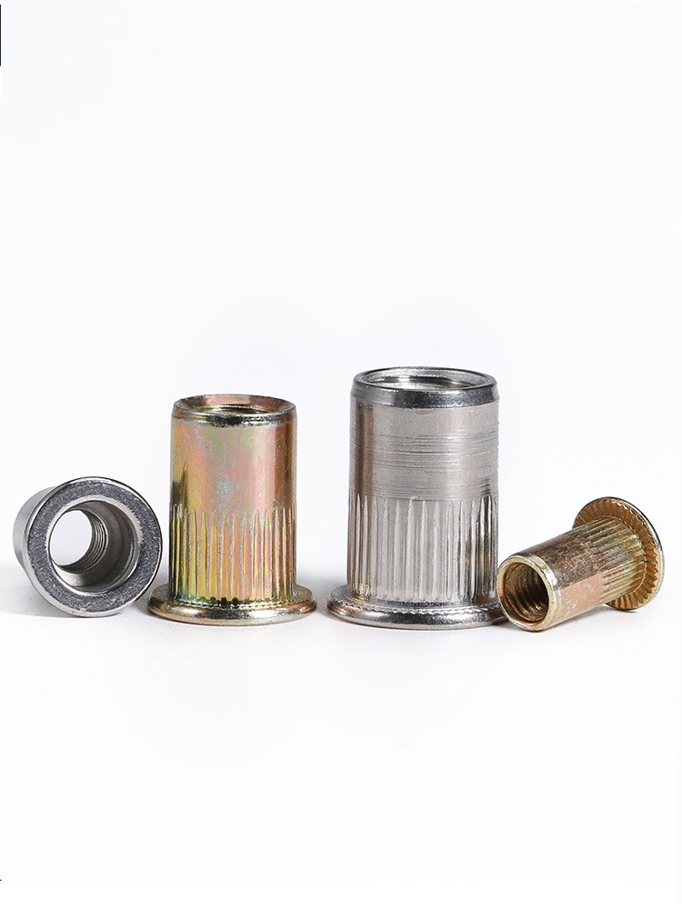 M3 M4 M5 M6 M8 M10 M12 304 Stainless Steel / Color Zinc Rivnut Flat ...