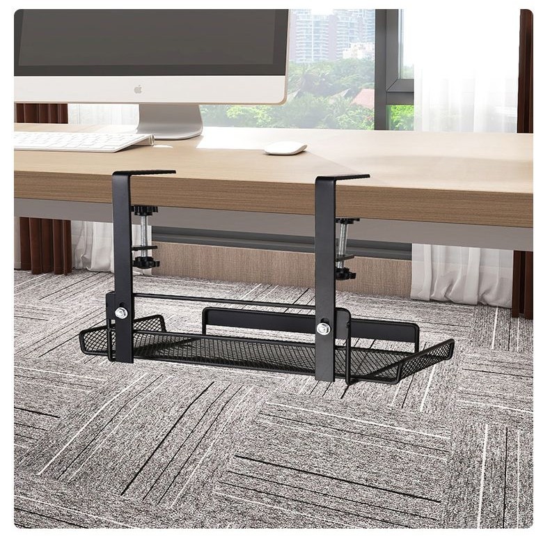 Under the table storage rack, cable management box, cable management ...
