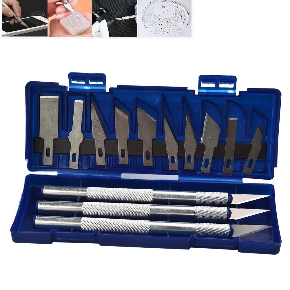 [POPM]13PCS Precision Cutter Set Exacto Hand Carving Tool Arts & Craft ...