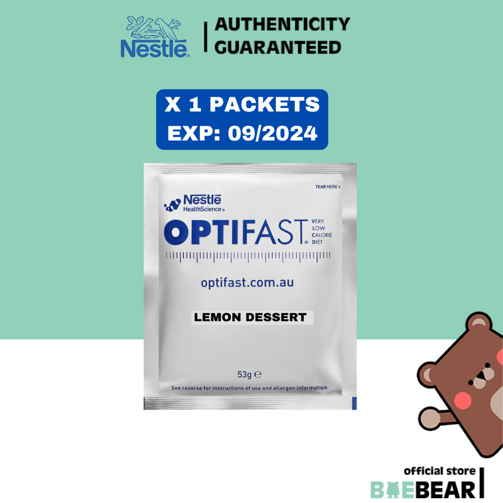 Optifast Lemon Dessert Nestle Optifast Lemon Dessert 53g Chocolate