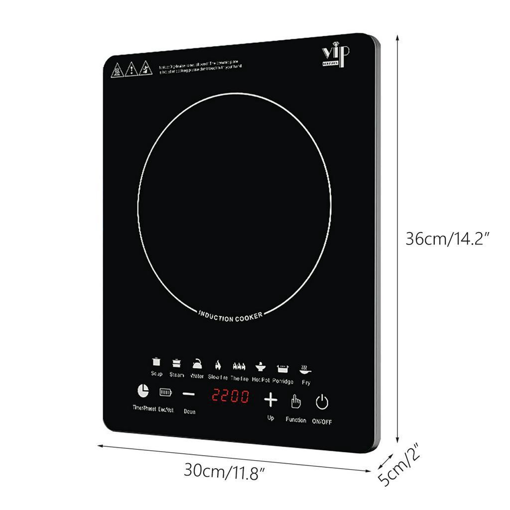 2200W induction Cooker Smart Electric Oven Plate Creative Precise ...