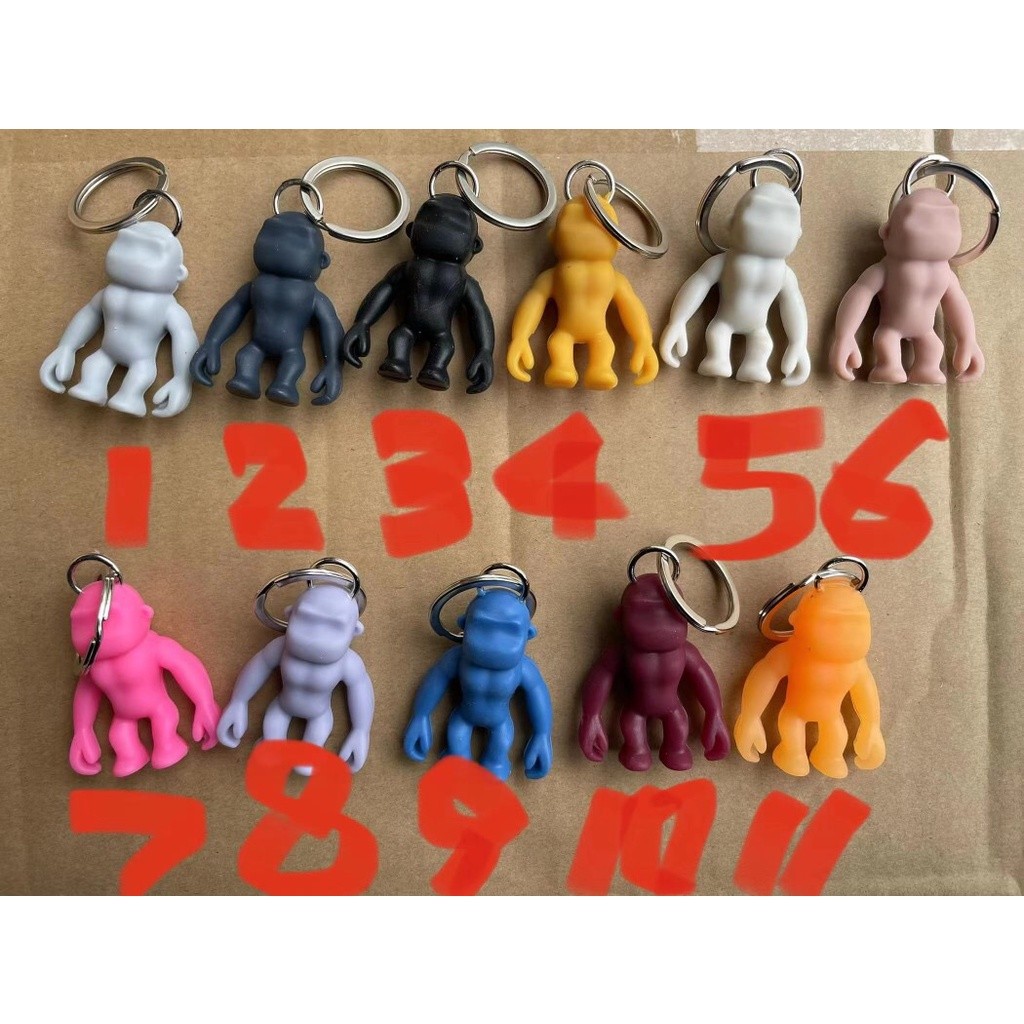 8 colors PROMO 2023new Style Kipling Metal and Plush Monkey Charm Keychain Medium Monkey Pendant