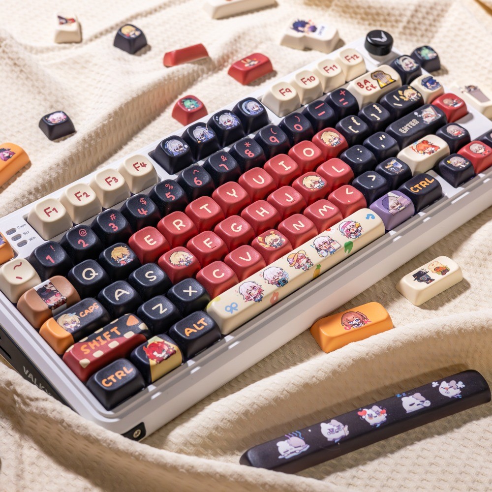 Honkai：Star Rail Keycaps 133/141 Keys EOA Profile PBT Dye Sublimation ...