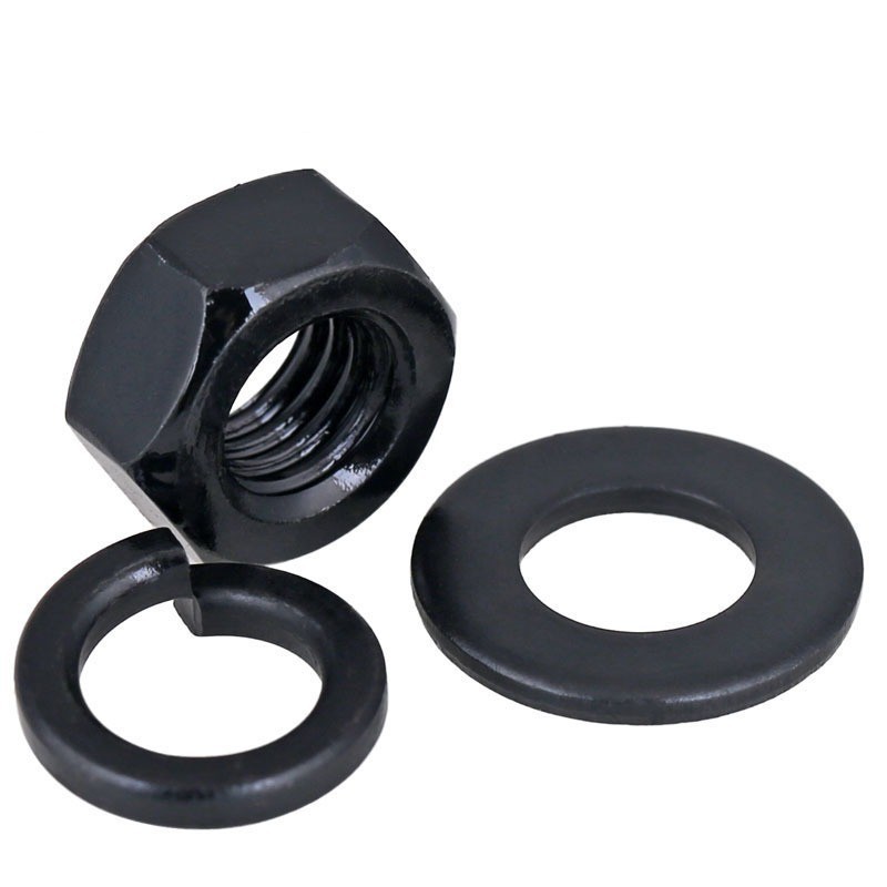 Carbon Steel Grade 8 Black Flat Washers – Assorted Metric Sizes M2 To M27, Unbranded, Made In China-549059