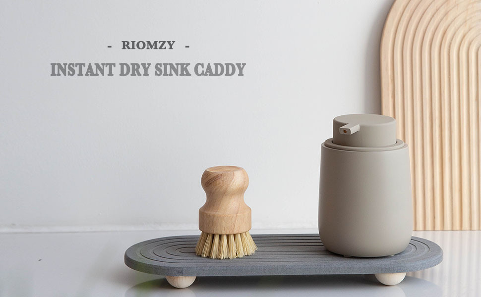 Fast Drying Diatomite Mat Bathroom Absorbent Tray Grooved Surface ...