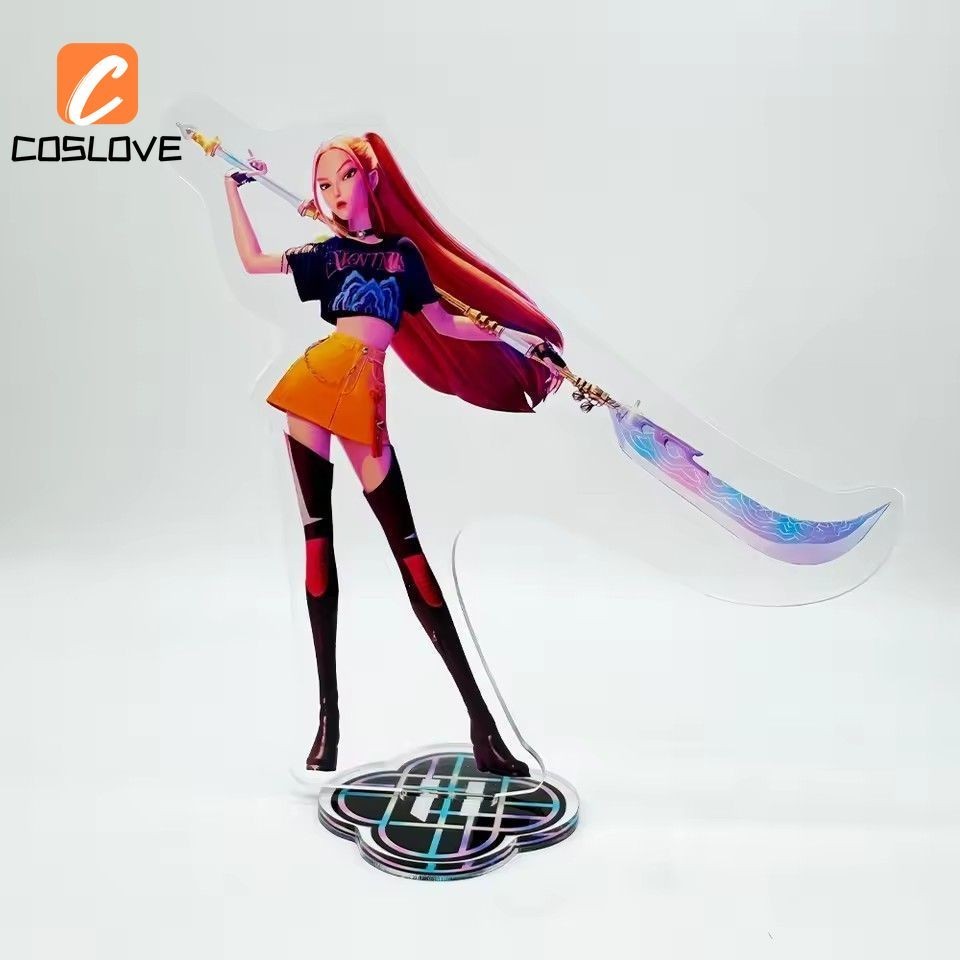 K-POP Demon Hunters Fan Made Standing Plates Big Desk Decoration Props ...
