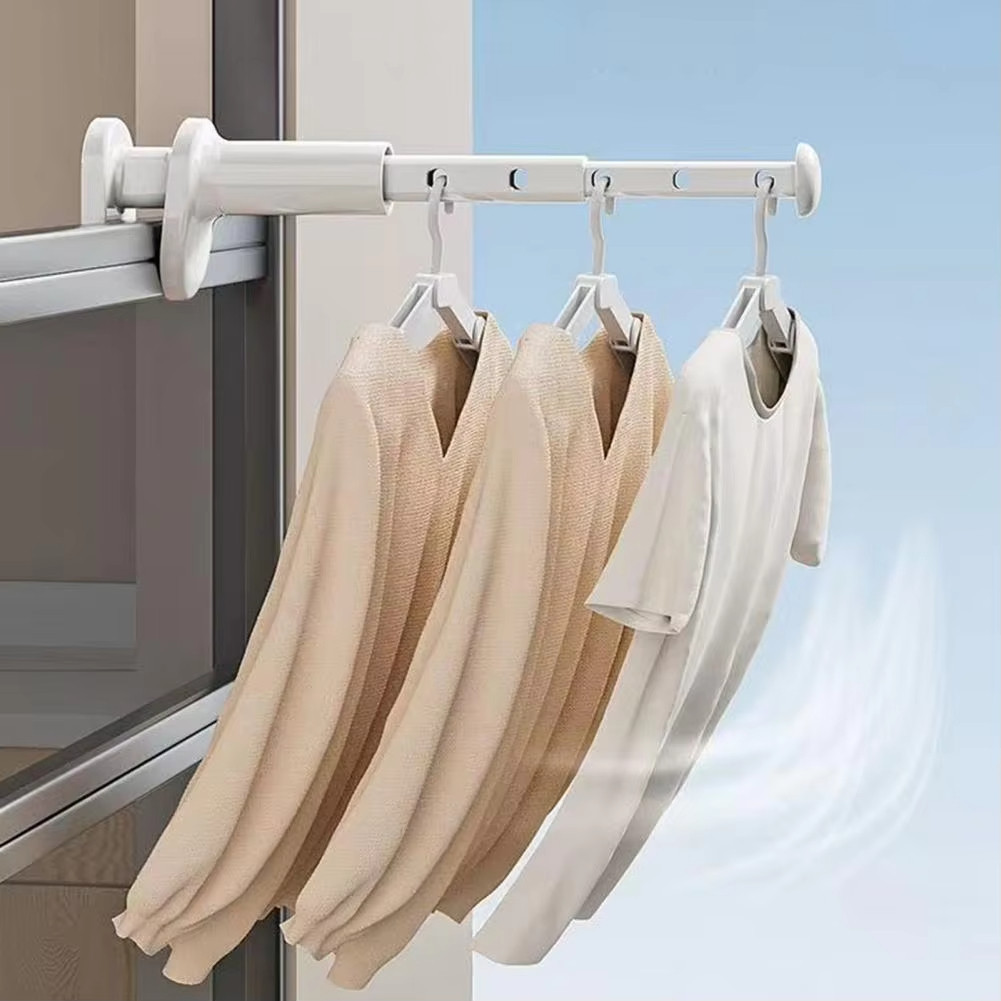 ⚡SG Stock⚡3PCS Travel Foldable Clothes Rack Portable Travel Hanger ...