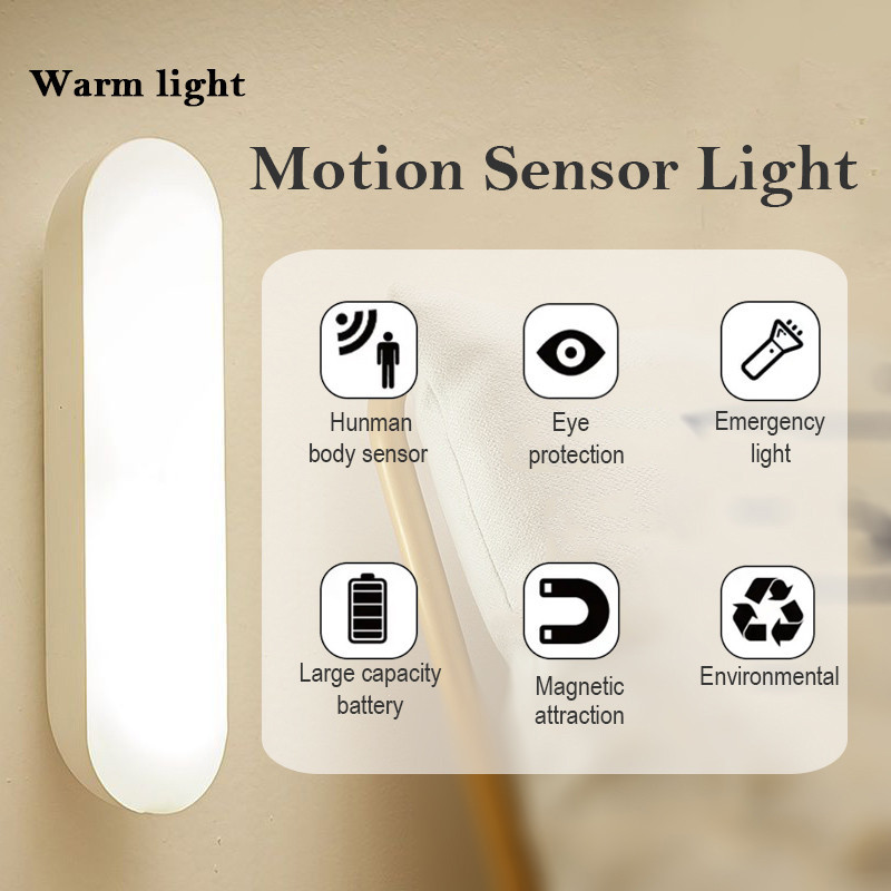 （🔥SG stock🔥）4pcs Led Induction Light Motion Sensor Cabinet Light ...