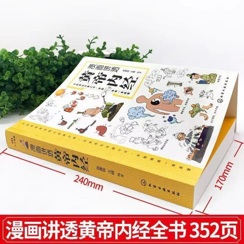 🔥正版🔥 漫画讲透黄帝内经『中国传统医书四大经典之首中医养生 🔥正版🔥 漫画讲透黄帝内经『中国传统医书四大经典之首中医养生