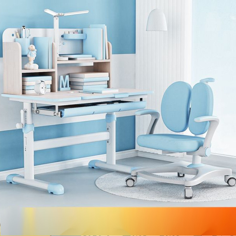Ergonomic Children And Set, Height Adjustable Student Table With Kids ...