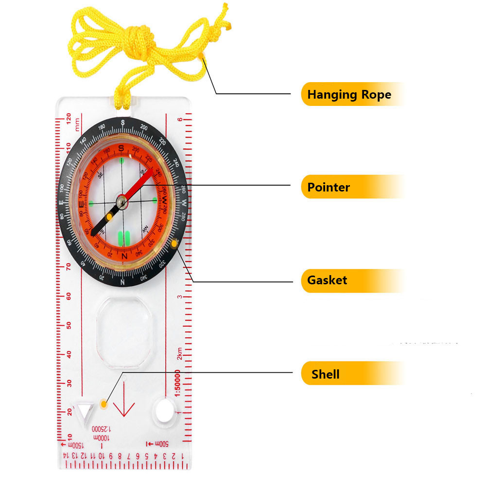 [Ready Stock]High-Precision Professional Compass Outdoor Explore ...