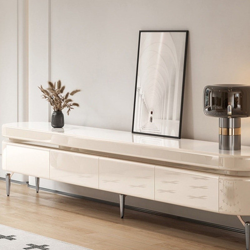 Light Luxury TV Cabinet Modern Simple High-End, Rock Slab Living Room ...