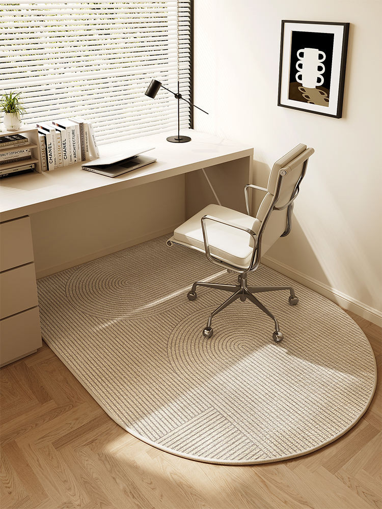 Computer Desk Chair Small Office Mat Small Carpet///// Round