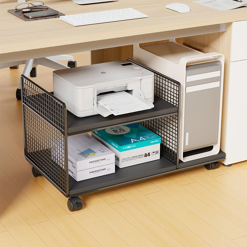 Host rack, desktop computer, host box, base, printer bracket, with ...